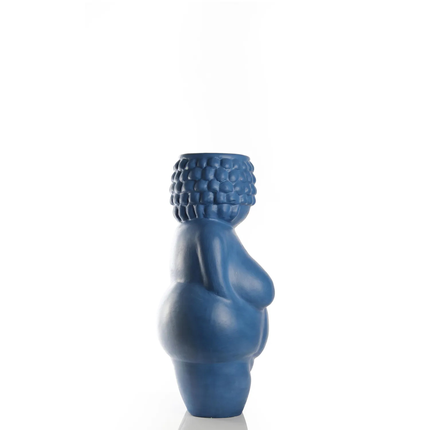 400 Gon Gisella Blu vaso terracotta blu 50 cm artigianale