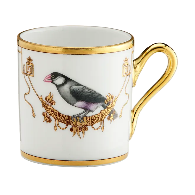 Richard Ginori Volière tazza caffè con piatto porcellana