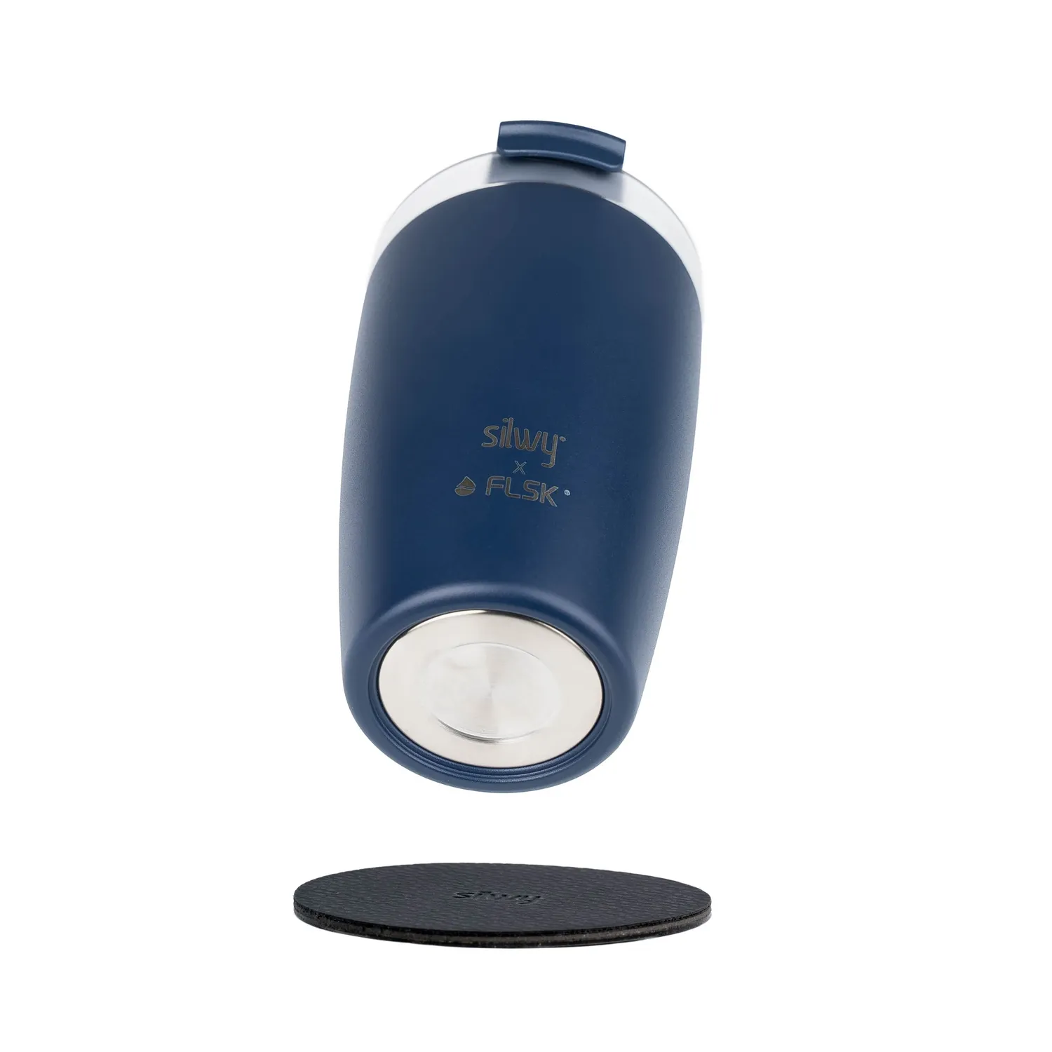 Silwy Midnight tazza termica magnetica acciaio 3 ore