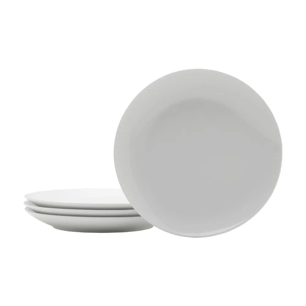 Fitz and Floyd Everyday White Coupe Piatti Insalata 19,7cm 4Pz
