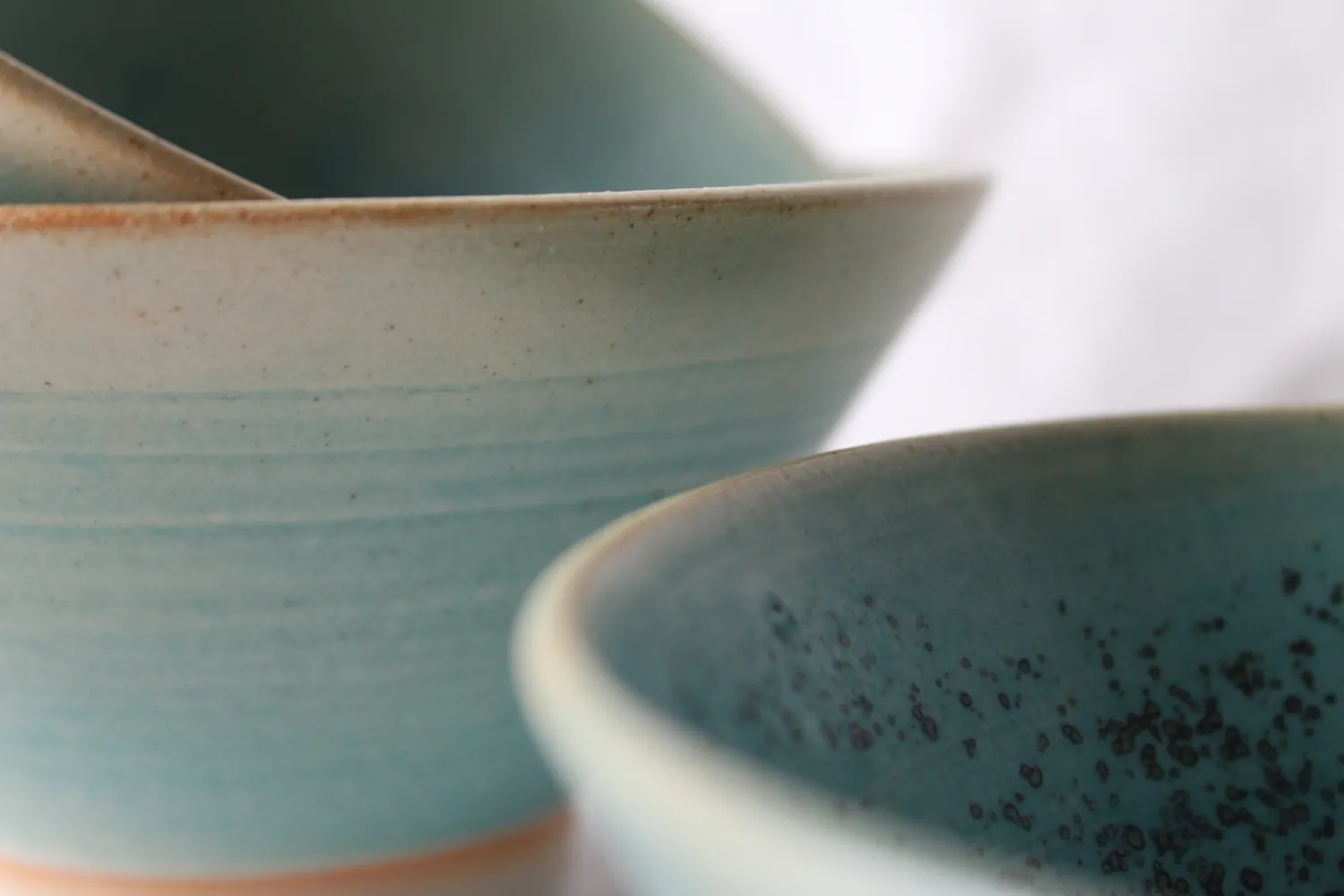 Studio Delta Pottery Baia ciotolina grès turchese 12,5 cm
