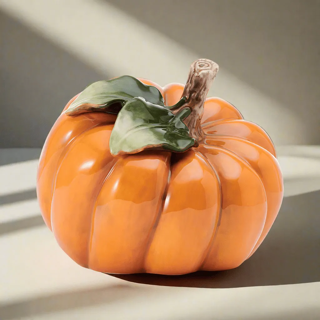 Fitz and Floyd Harvest Halloween zucca decorativa 14 cm