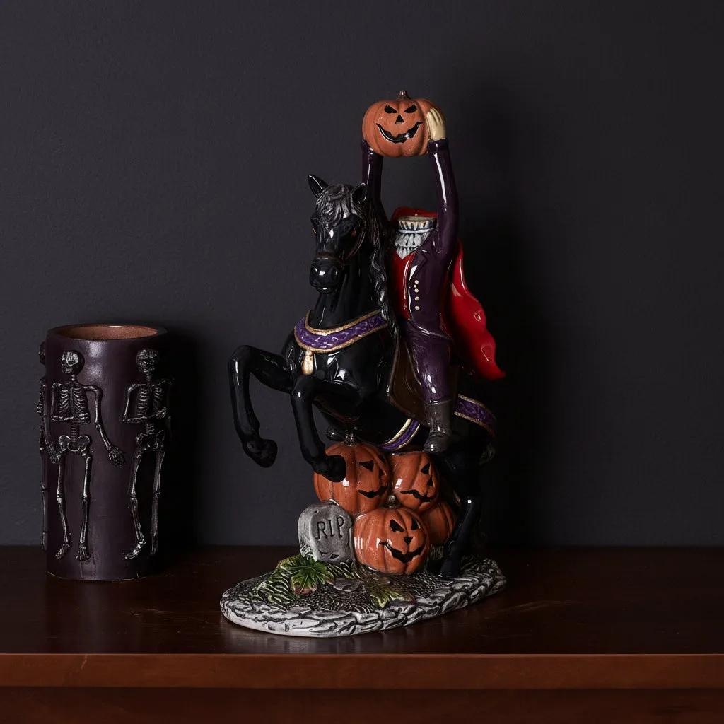 Fitz and Floyd Halloween Cavaliere senza Testa Statuina 31cm