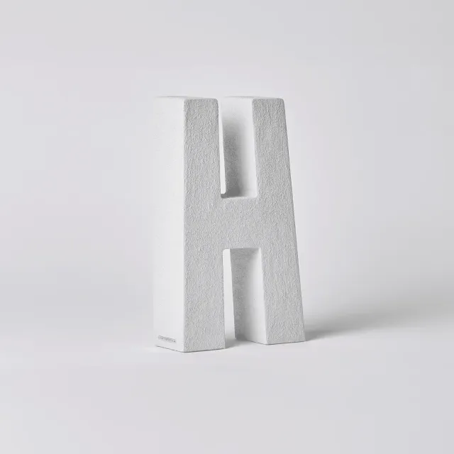 NOMEPROPRIO Andrea H piatto ceramica bianco taglia M