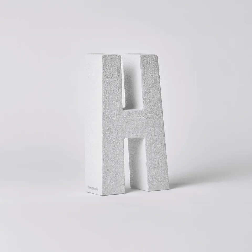 NOMEPROPRIO Andrea H piatto ceramica bianco taglia M