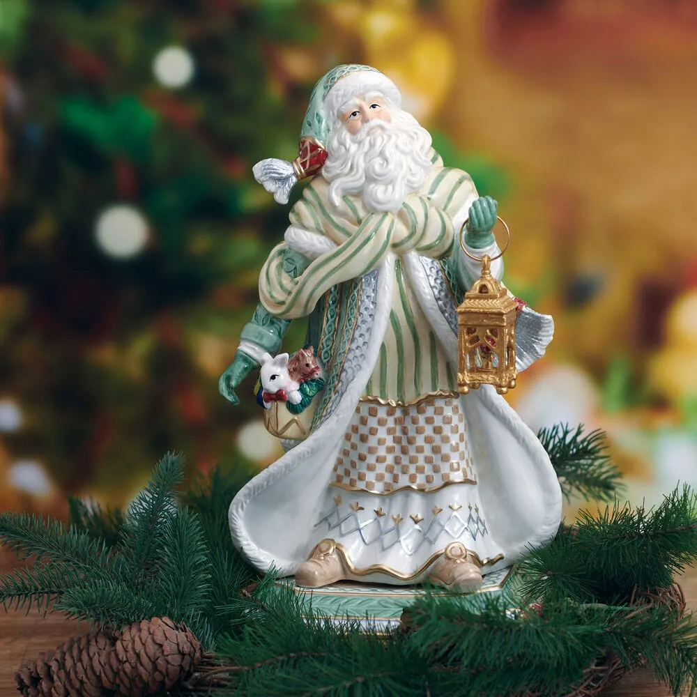 Fitz and Floyd Gregorian Studio statuina Babbo Natale 33 cm