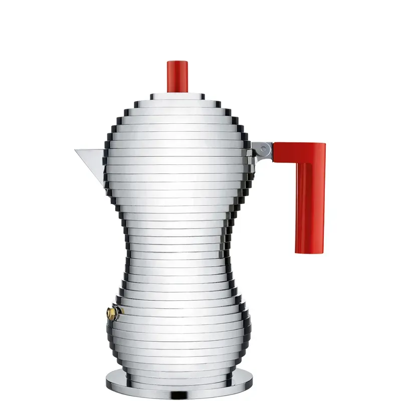 Alessi Pulcina moka rossa 3 tazze induzione